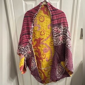 Kantha Reversible Drape Shawl